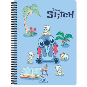 Caderno 10x1 Capa Dura Stitch 160 Folhas 215x275mm