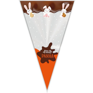 Embalagem Para Trufa/cone Cone Chocolatier 18x30cm-121577-74983