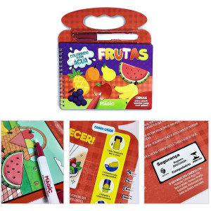 Livro Aquabook Frutas 5pgs 20x21cm-120757-20164