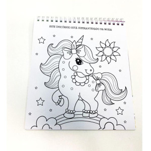 Livro Aquarela Unicornios C/guache E Giz-120766-92271