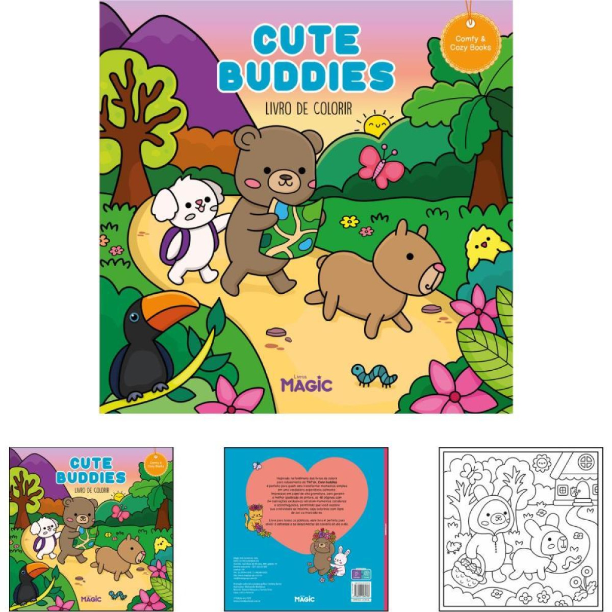 Livro De Colorir Bobbie Goods Cute Buddies 48pg-120939-99211
