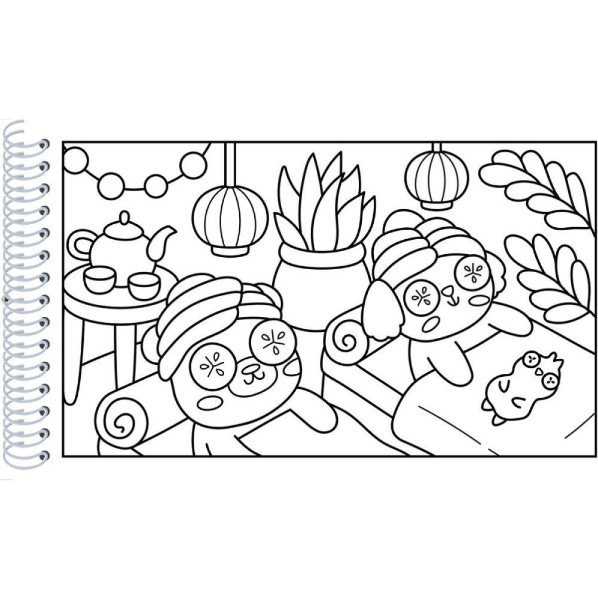 Livro De Colorir Comfy E Cozy 96p Esp C.d. 180g-120898-36196