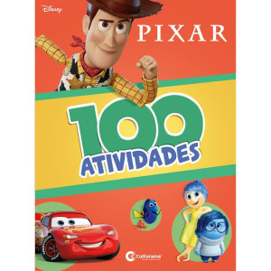 Livro Infantil Colorir 100 Atividades Disney Pixar-120912-63590