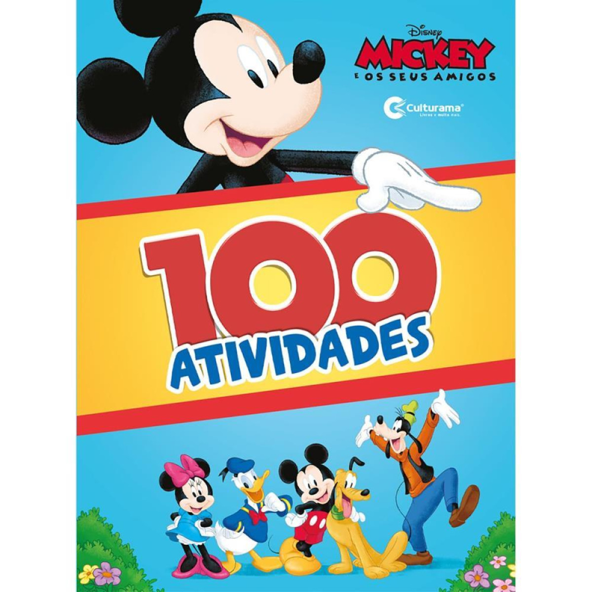 Livro Infantil Colorir 100 Atividades Mickey-120915-15117
