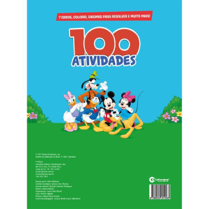 Livro Infantil Colorir 100 Atividades Mickey-120915-82104