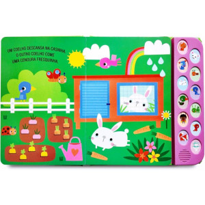 Livro Sonoro Amigos Do Jardim 12 Sons-120744-27910