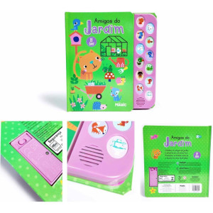 Livro Sonoro Amigos Do Jardim 12 Sons-120744-40761