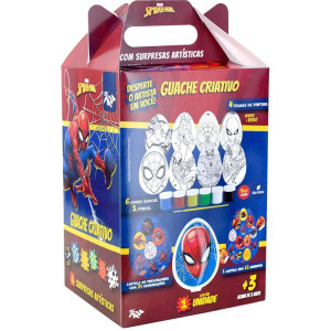 Tinta Guache Homem Aranha Guache Criativo-120659-29729