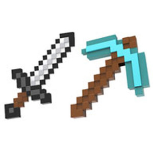 Boneco E Personagem Minecraft Armas De Batalha (s)-121160-42323