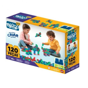 Blocos De Montar Monta Mais Click 120 Peças-XK107-484
