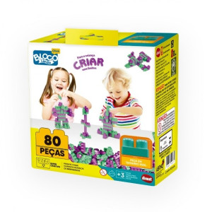 Blocos De Montar Monta Mais Click 80 Peças-XK109-957