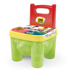 Blocos De Montar Brinkadeira Click 150 Peças