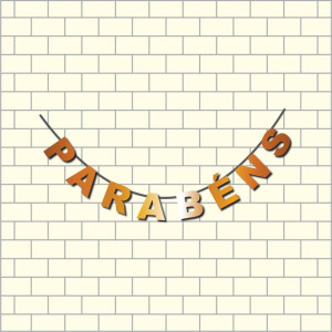 Faixa Decorativa Parabens Ouro 1,5mx16cm C/cord-120582-92289