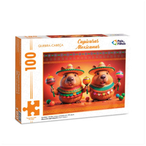 Q. Cabeca 100 Pcs - Capivaras Mexicanas-792989