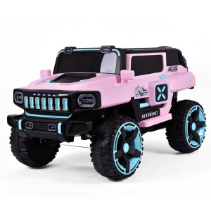 Carro Elétrico Infantil 4x4 Space Cross – Rosa 12v