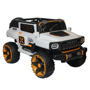 Carro Elétrico Infantil 4x4 Space Cross – Branco 12v-11073-302