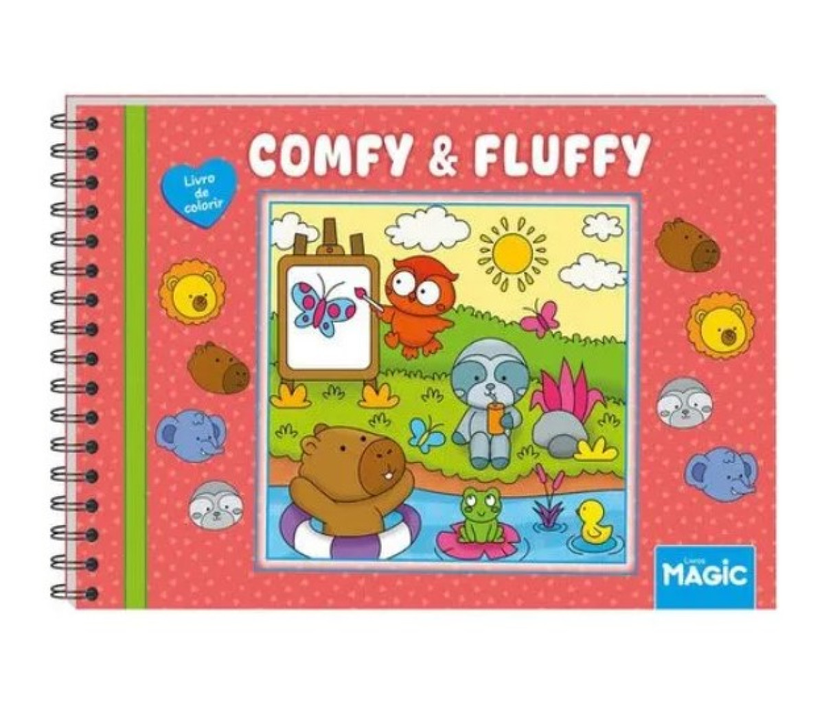 Comfy And Fluffy Red - Para Colorir-9788557584730-916