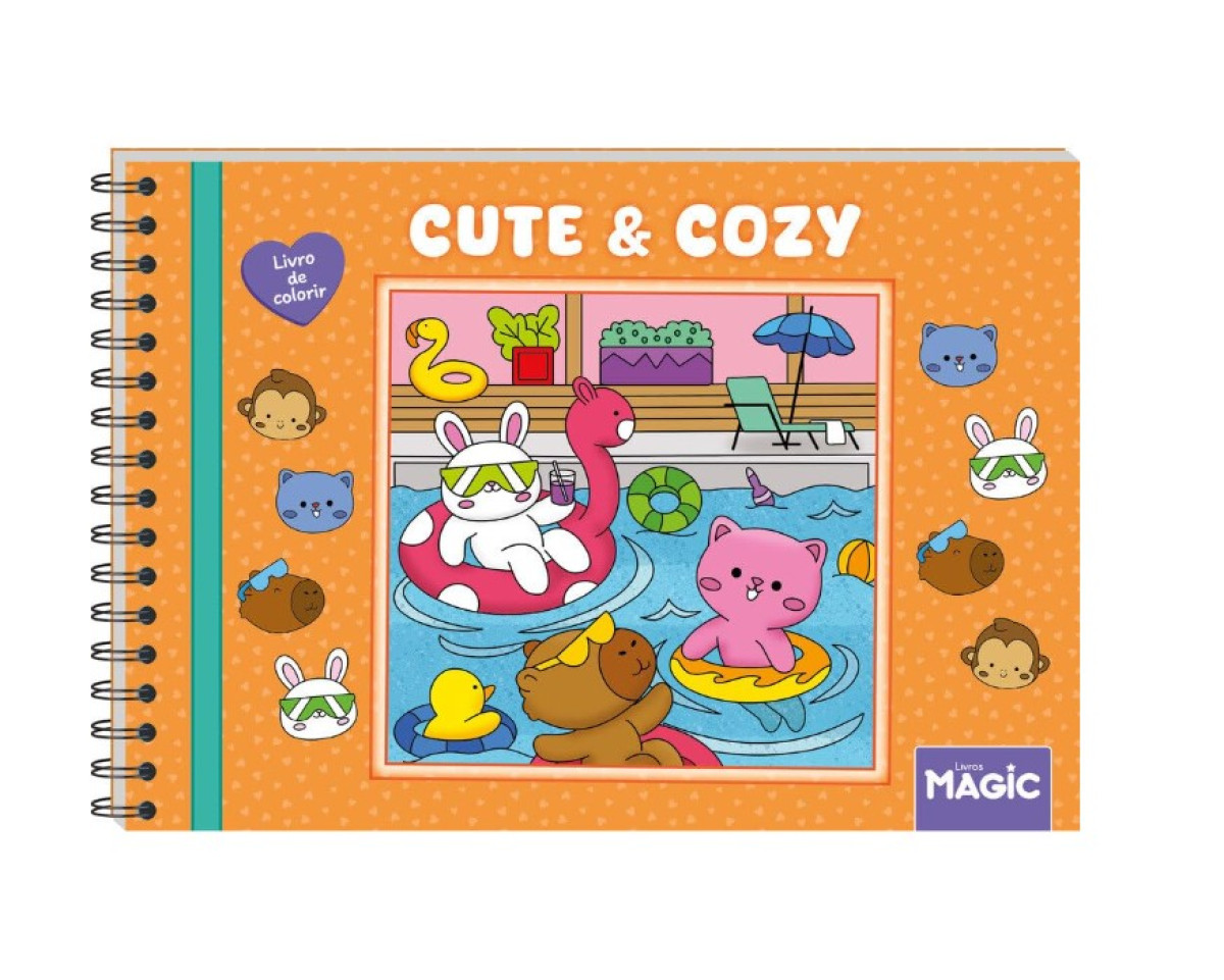 Cute And Cozy Orange - Livro De Colorir-9788557584747-190