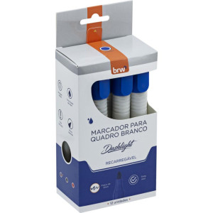 Pincel Quadro Branco Dashligth Recarregavel Azul-118969-74576