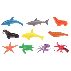 Animais Fundo Do Mar 10pcs Cx:120-844308-89257