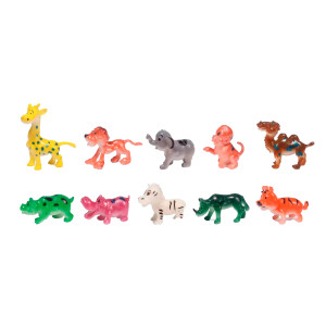 Animais Selvagens Estilo Cartoon Com 10 Peças-844310-47325