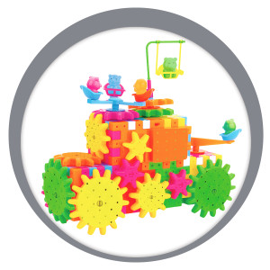 Blocos De Montar Engrenagens 81pcs Cx:006-844267-95680