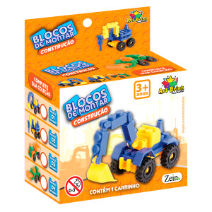 Blocos Montar Veiculos Construcao 4mod Cx:096-844374-62370