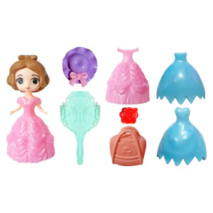 Boneca Abbie Princesa Com Troca De Roupa 8 Cm-844280-77329