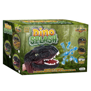 Cabeça De Dinossauro Com Lançador De Bolinhas De Gel Automático 26 X 18 X 16 Cm