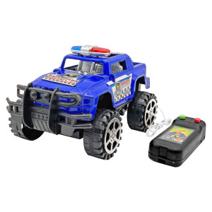 Carro Com Controle 3 Funções Modelo Road Police Com Fio 17 Cm-844250-38979