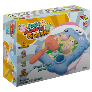 Jogo Bate Bichinhos 19x16x4cm Cx:012-844367-48443