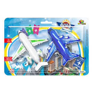 Kit Aviao 2pcs 11cm Cx:060-844269-36024