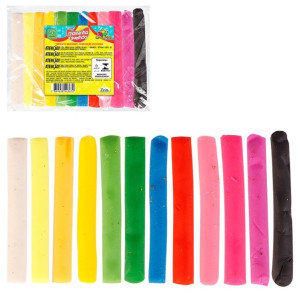 Massinha De Modelar 40 G Com 12 Cores