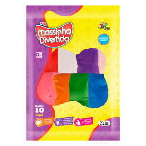Massinha Eva 10 Cores Cx:048-844449-28203