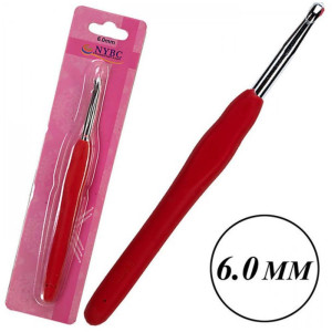 Agulha Para Croche Tam.6,0mm Cabo Silicone