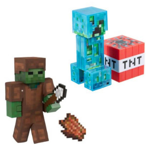 Boneco E Personagem Minecraft Diamond Level 14cm(s-121115-29866