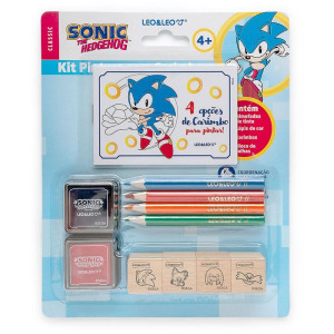 Brinquedo Para Colorir Sonic Kit Pintura 11pcs-119098-78725