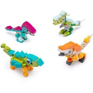 Brinquedo Para Montar Dino Mini Blocos (s)-119111-58351
