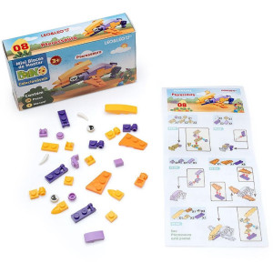Brinquedo Para Montar Dino Mini Blocos (s)-119111-93220