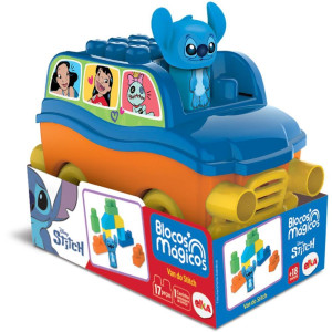 Brinquedo Para Montar Van Do Stitch Bl.magicos 17pcs-122452-96015