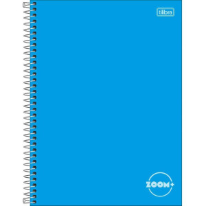 Caderno 01x1 Capa Dura Zoom+ 96 Folhas Azul-121910-67380