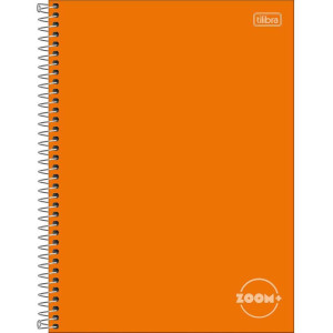 Caderno 01x1 Capa Dura Zoom+ 96 Folhas Laranja