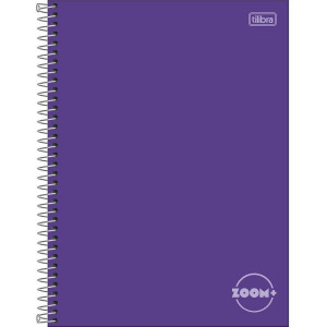Caderno 01x1 Capa Dura Zoom+ 96 Folhas Roxo-121913-58153