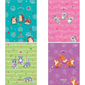 Caderno Brochurao Capa Dura Holly 80fls.