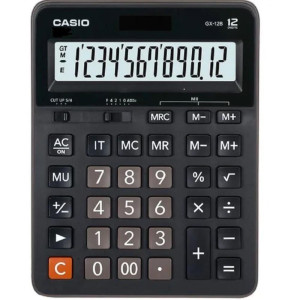 Calculadora De Mesa 12 Dig. Preta Solar/bateria-122037-15230