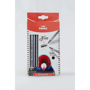 Caneta Com Ponta Porosa Fine 0.4mm Preto