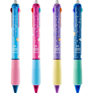 Caneta Gel Cis Fantasia Apagavel 4x1 (s)-117610-23105