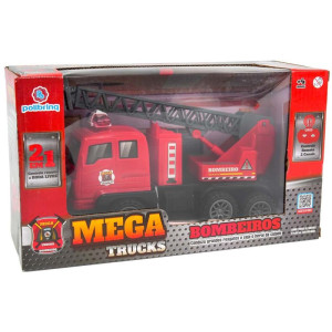 Carrinho Controle Remoto Bombeiros 2em1 2func/pilha (s)-119425-72569