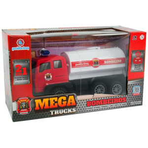 Carrinho Controle Remoto Bombeiros 2em1 2func/pilha (s)-119425-73077