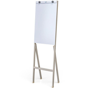 Cavalete Para Flip-chart Mdf Slim Branco Artic. 90x52cm